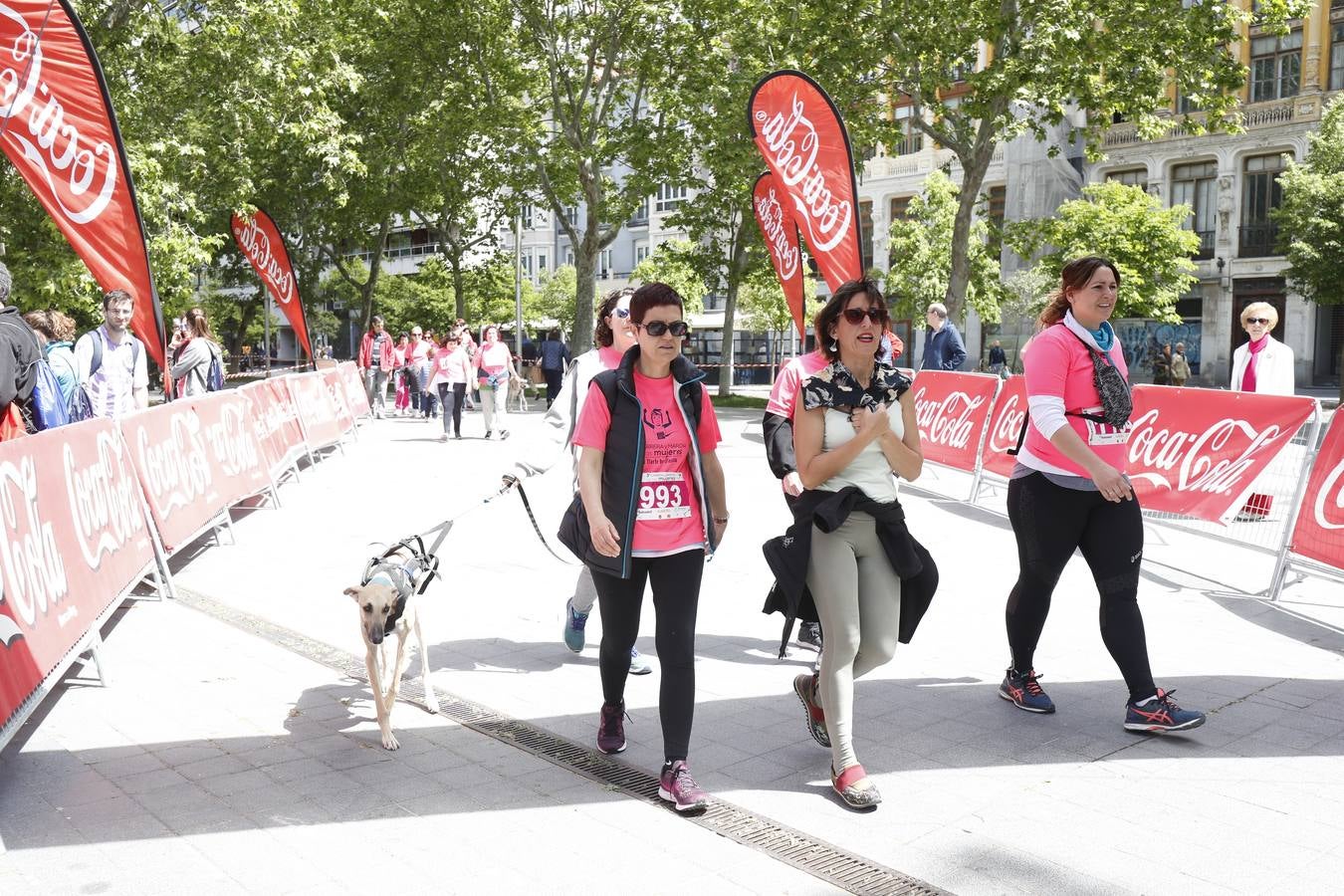 La buena mañana acompañó a las participantes en la Carrera y Marcha de las Mujeres, organizada por El Norte de Castilla. 