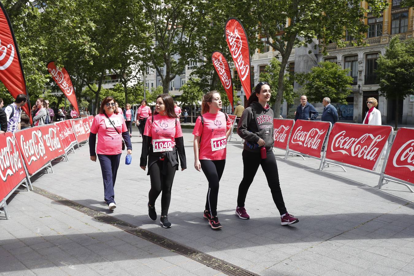 La buena mañana acompañó a las participantes en la Carrera y Marcha de las Mujeres, organizada por El Norte de Castilla. 