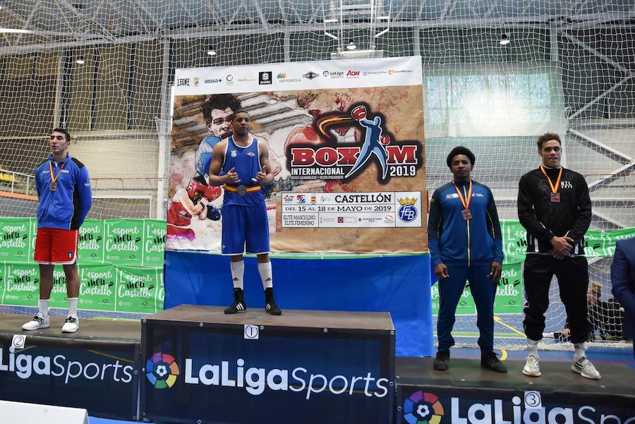 Enmanuel en el podio del Boxam