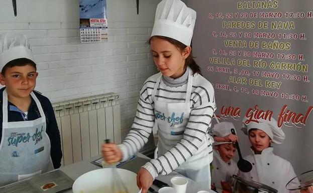 Participantes en el concurso, en una de las pruebas. 