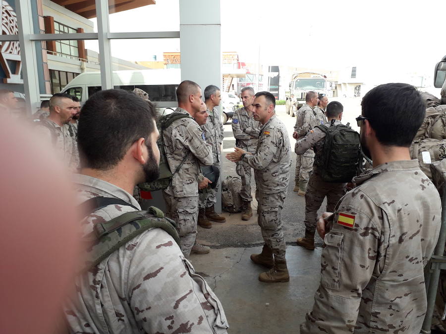 Fotos: Regresan los primeros 124 militares de Malí tras seis meses adiestrando al ejército de ese país