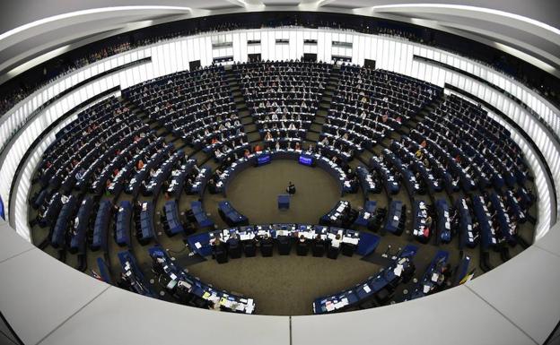 Votaciones en el Parlamento Europeo.