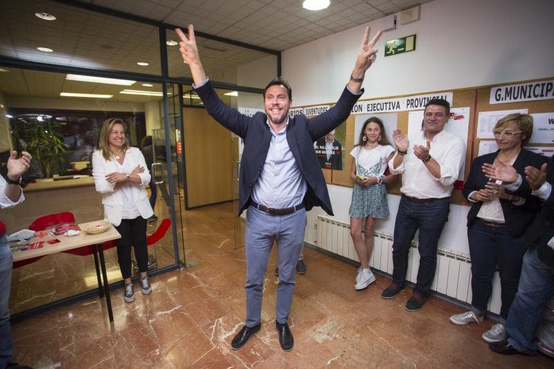 Fotos: Reacción de los candidatos a la Alcadía de Valladolid tras conocer los resultados