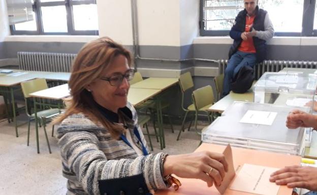 La candidata del PP a la Alcaldía de Zamora, Mayte Martín Pozo. A. Pérez