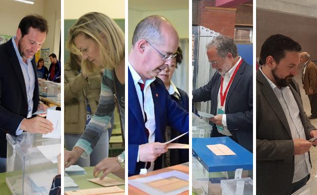 Así han votado los candidatos de Valladolid