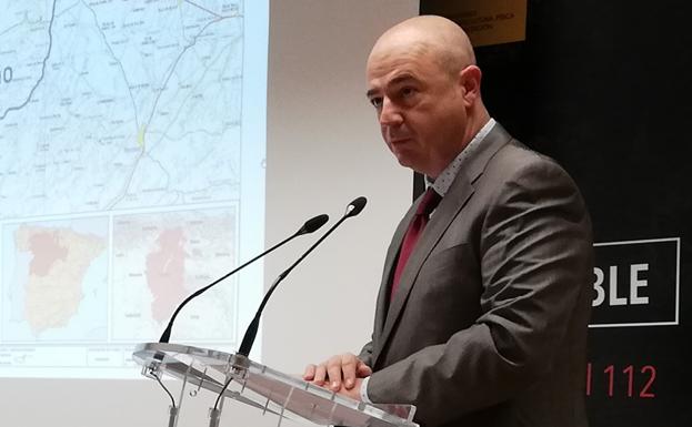 Raúl Martín Bellostas durante la presentación del proyecto del Camino Natural Santander-Mediterráneo