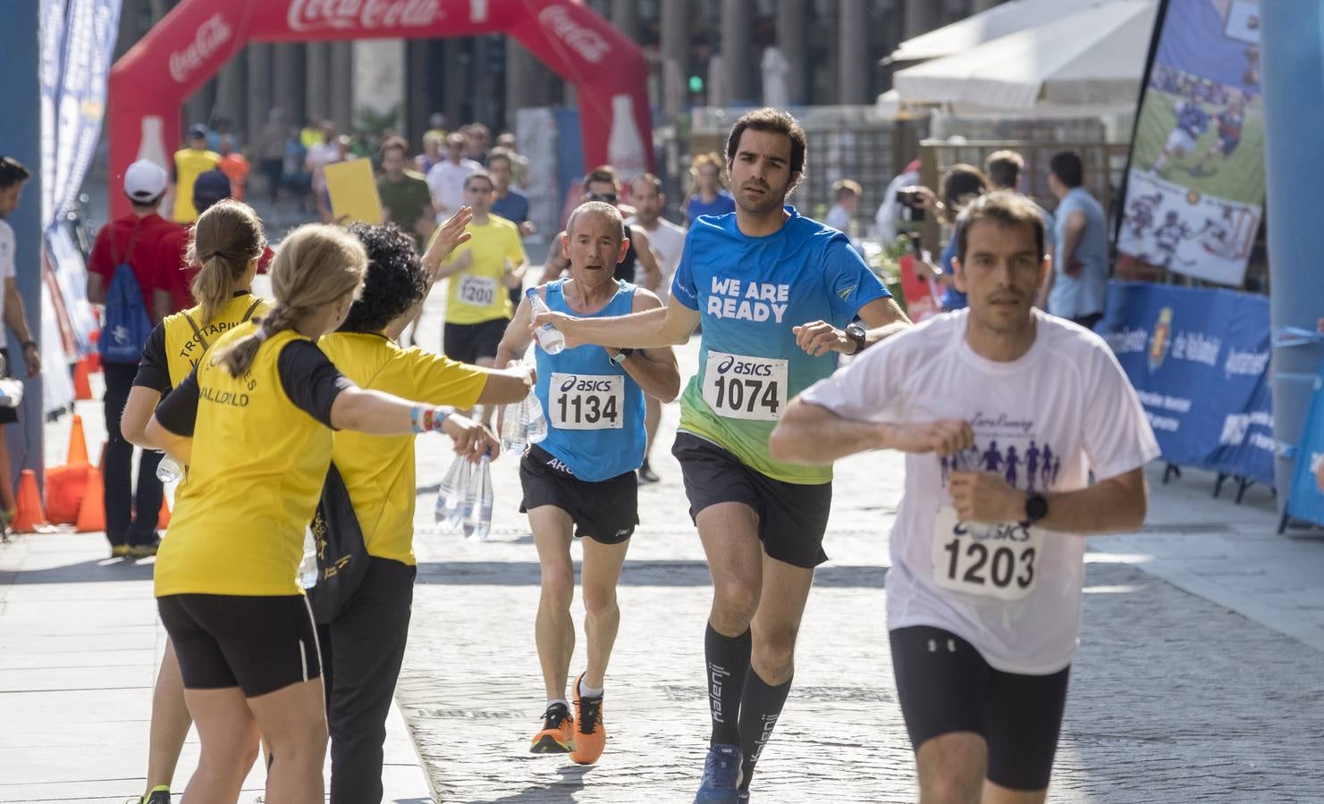 Fotos: Carrera popular en la Plaza Mayor