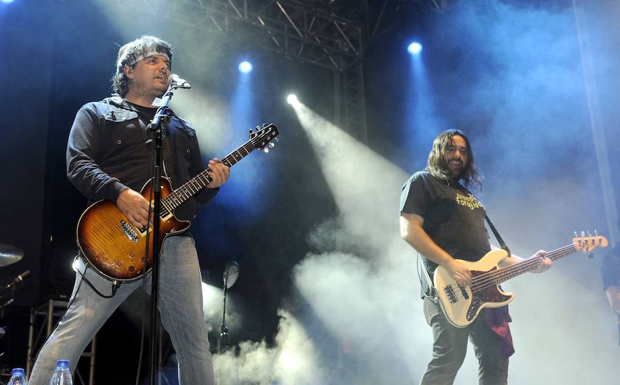 Los Despistaos, durante el concierto que ofrecieon en Valladolid en 2013.