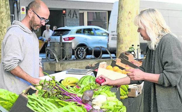 Mercadillo ecológico en 'Tu barrio en la calle'. 