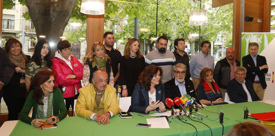 Presentación de la candidatura municipal de Vox, el pasado 9 de mayo. 