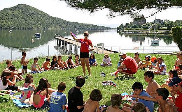 Campamento de verano. 