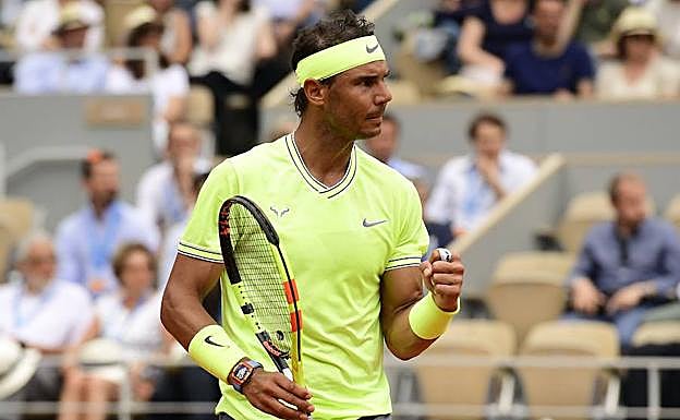 Rafa Nadal durante el Roland Garros.
