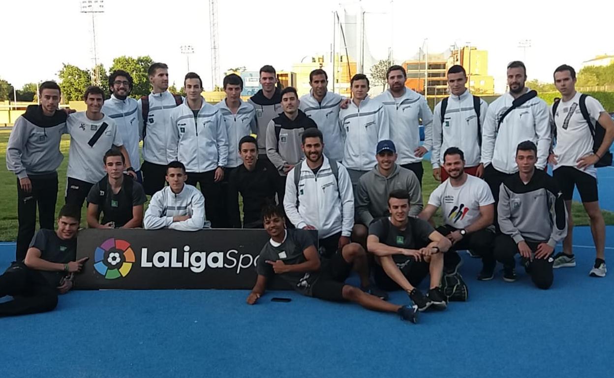 Equipo masculino del Caja Rural Atlético Salamanca. 