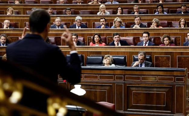 Sesión de control al Gobierno en el Congreso de los Diputados.