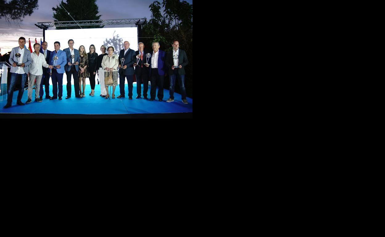 Galardonados en los Premios Envero en las diferentes categorías. / BC
