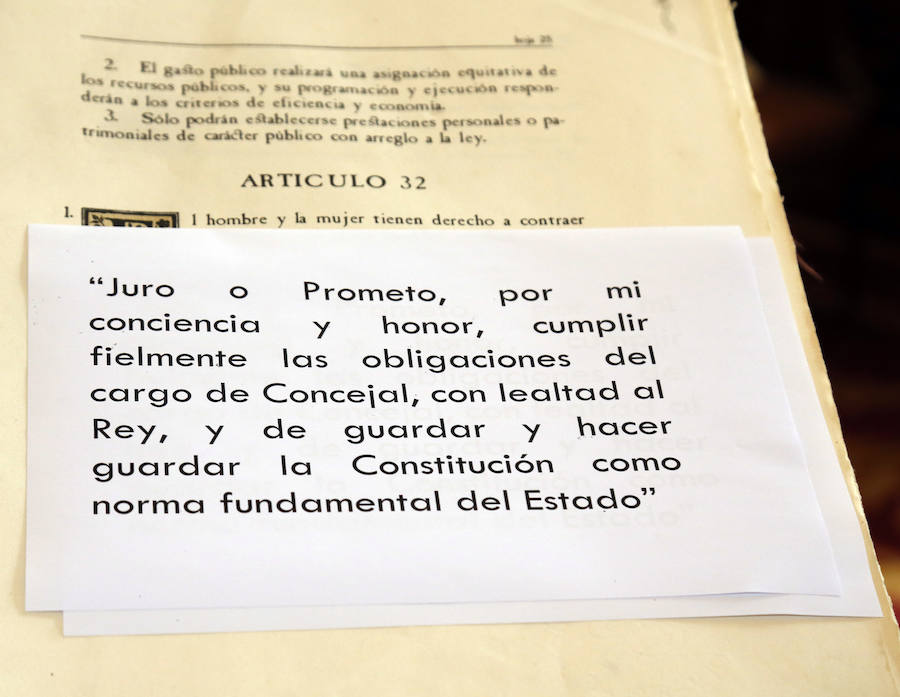 Fotos: Toma de posesión de los nuevos Concejales de Palencia