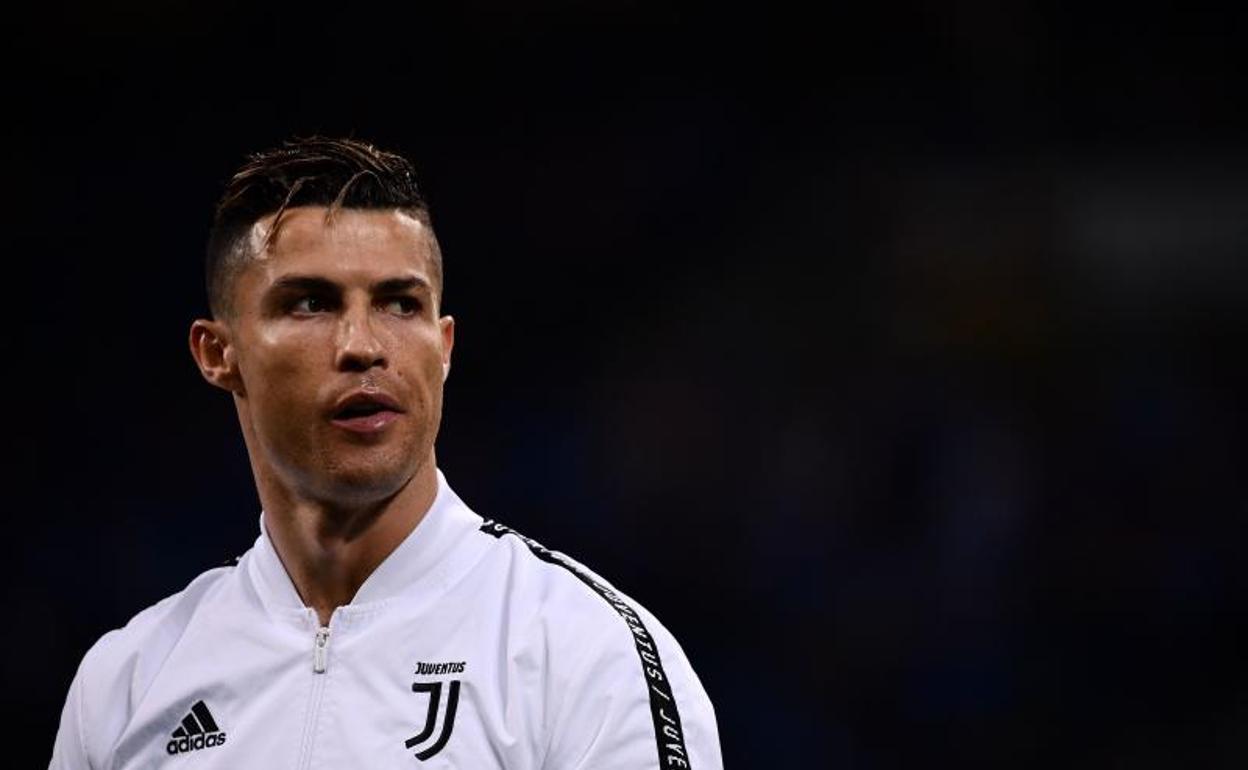 Cristiano Ronaldo, durante un partido con la Juventus. 