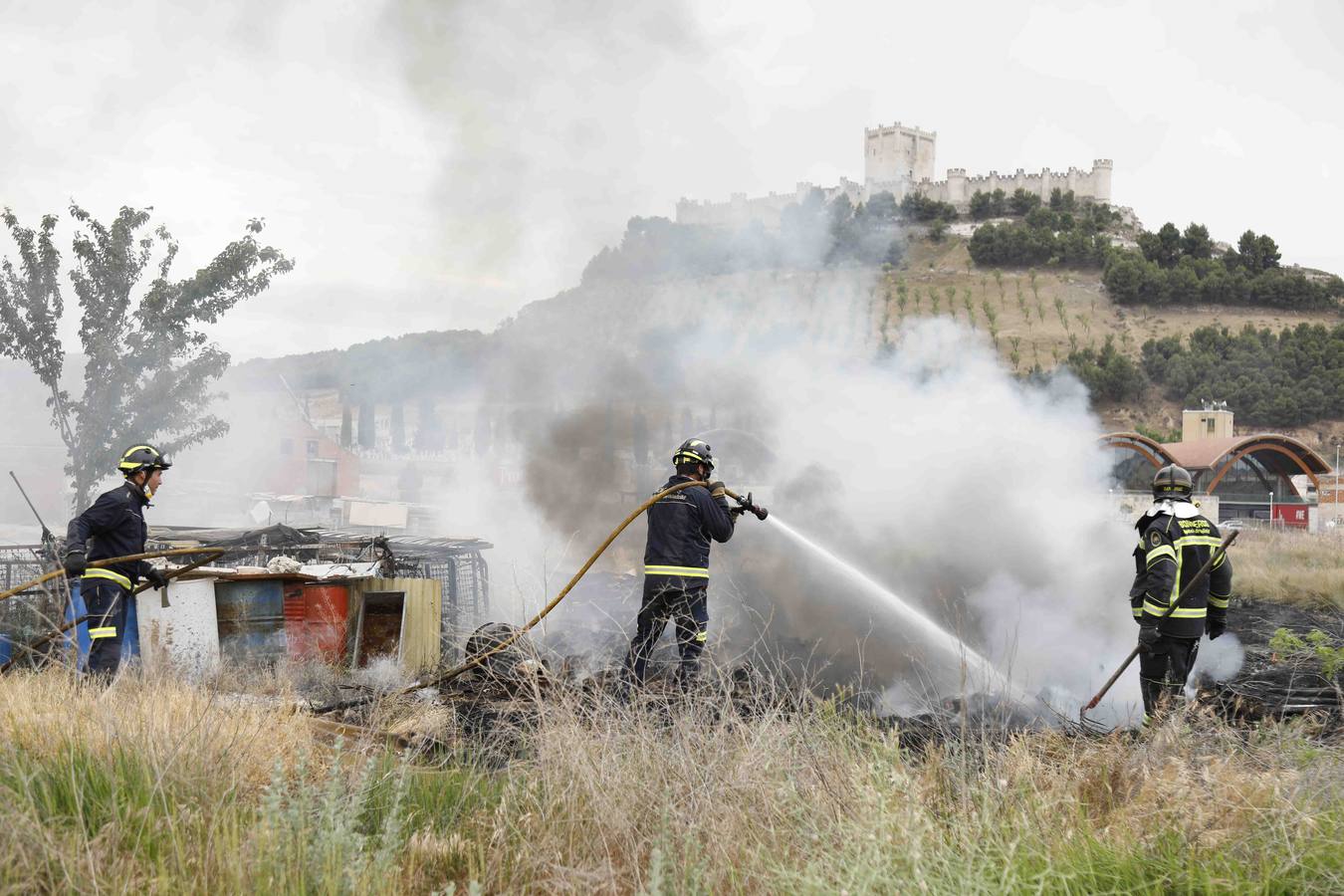 Fotos: Incendio en Peñafiel