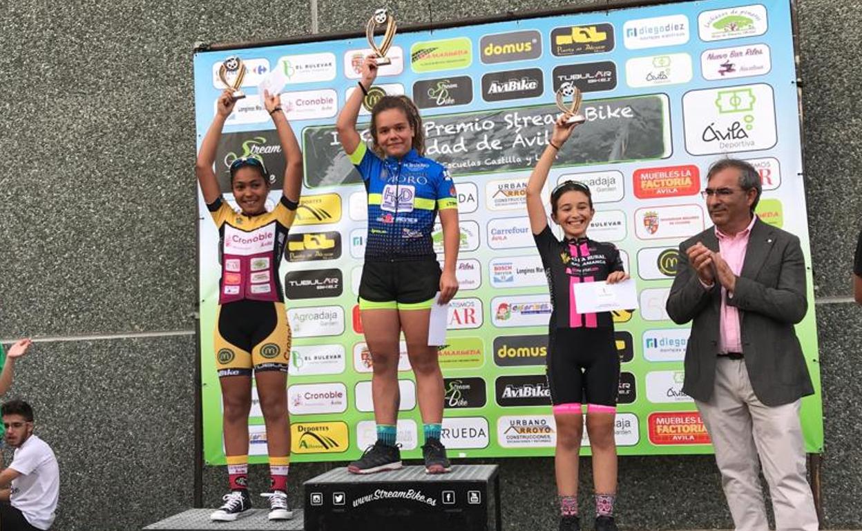 La victoria de Salma Domínguez y cuatro podios más, balance de la Escuela de Ciclismo Salmantina en Ávila