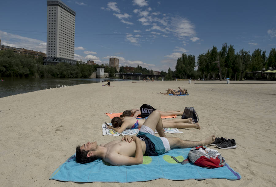 Fotos: Las altas temperaturas llegan a Valladolid