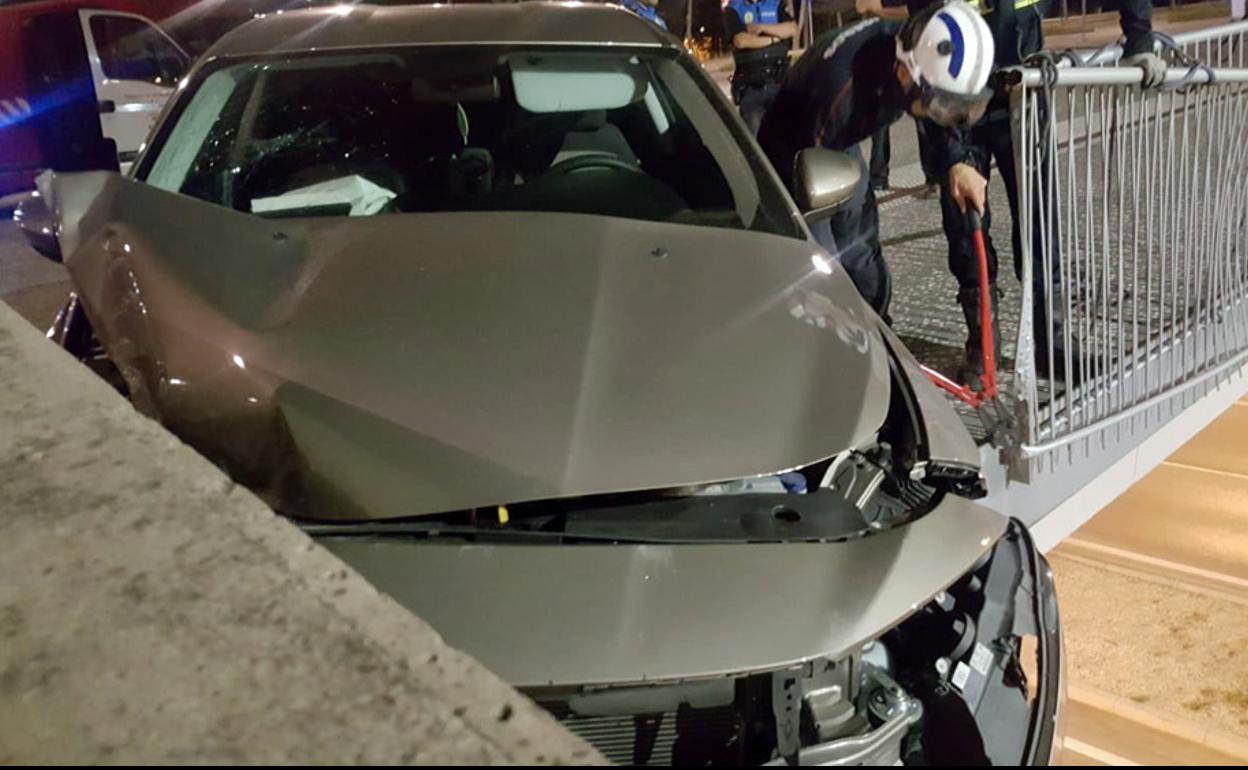 Imagen del accidente