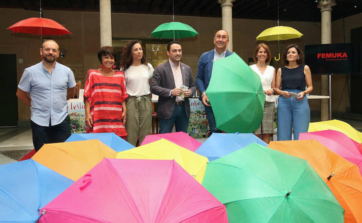 Presentación de Femuka 2019 en el Patio de Columnas de la Diputación.