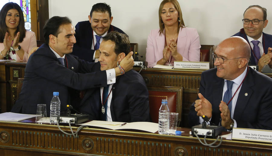 Conrado Íscar toma posesión como presidente de la Diputación de Valladolid. 