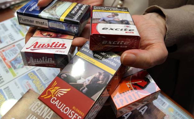 Tabaco en un estanco de Segovia.