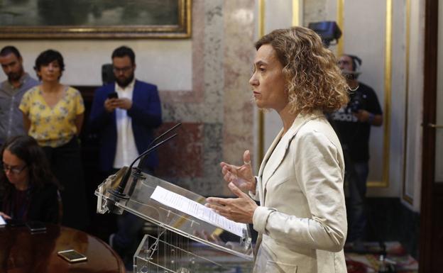 La presidenta del Congreso, Meritxell Batet.