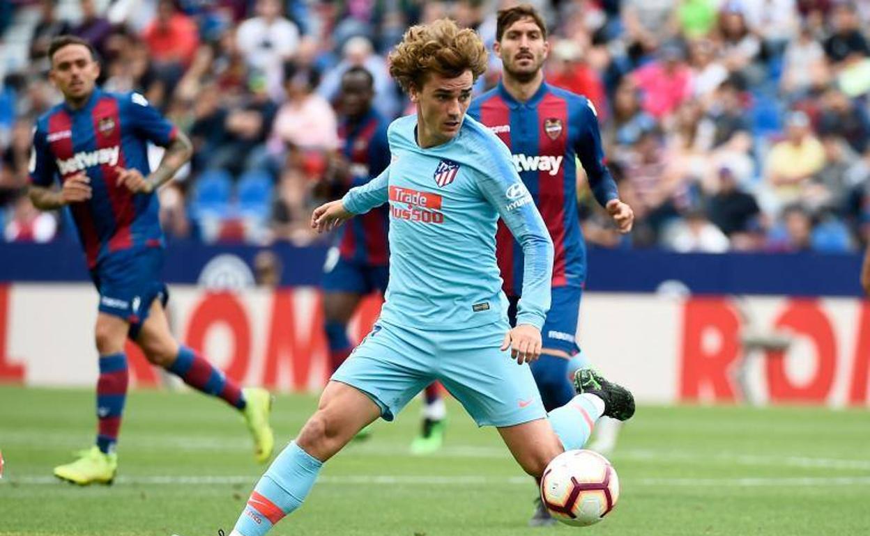 Antoine Griezmann, en un partido frente al Levante.