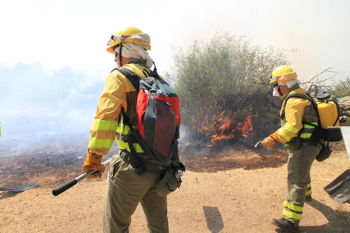 Fotos: Incendio en Trescasas (1)