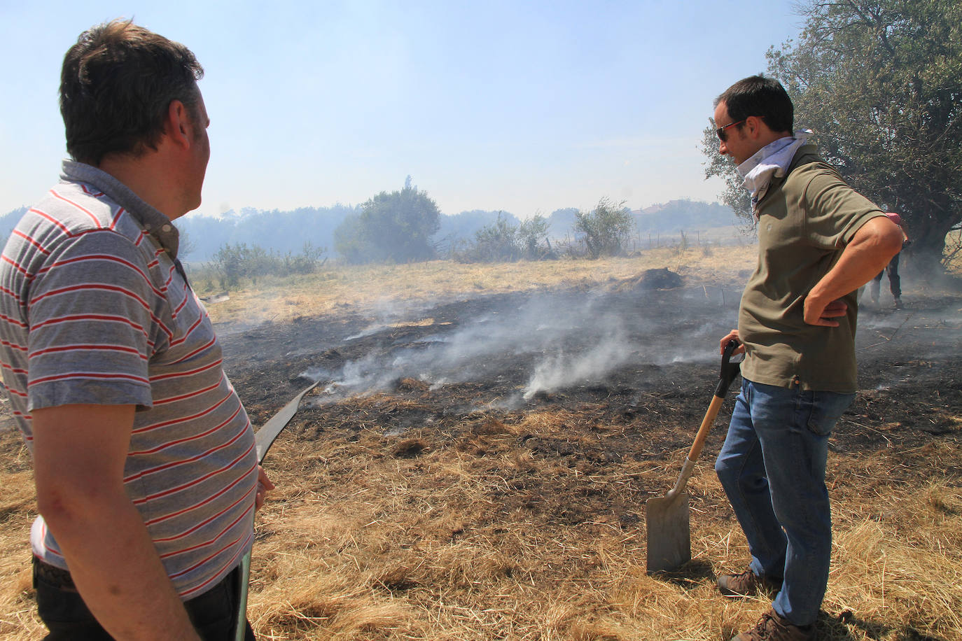 Fotos: Incendio en Trescasas (y 2)