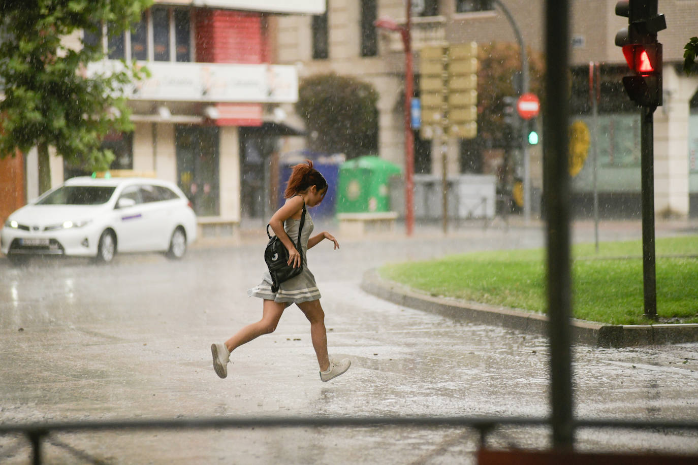 Fotos: Fuertes lluvias este sábado en Valladolid