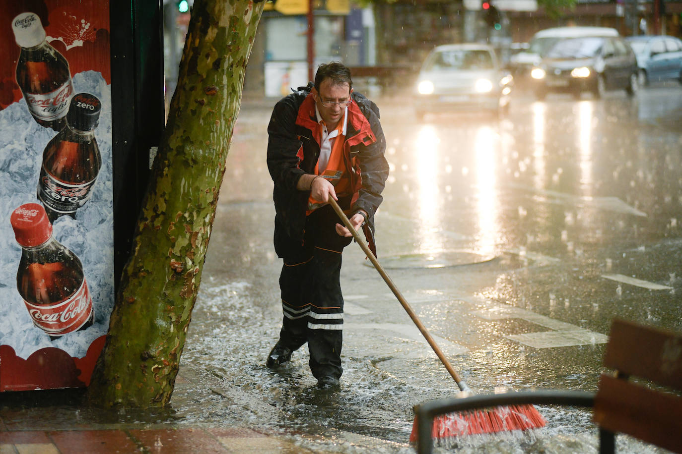 Fotos: Fuertes lluvias este sábado en Valladolid