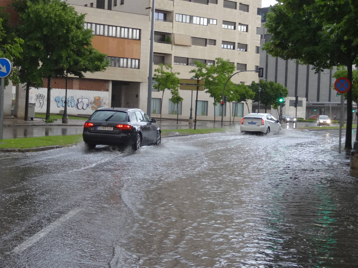 Fotos: Fuertes lluvias este sábado en Valladolid