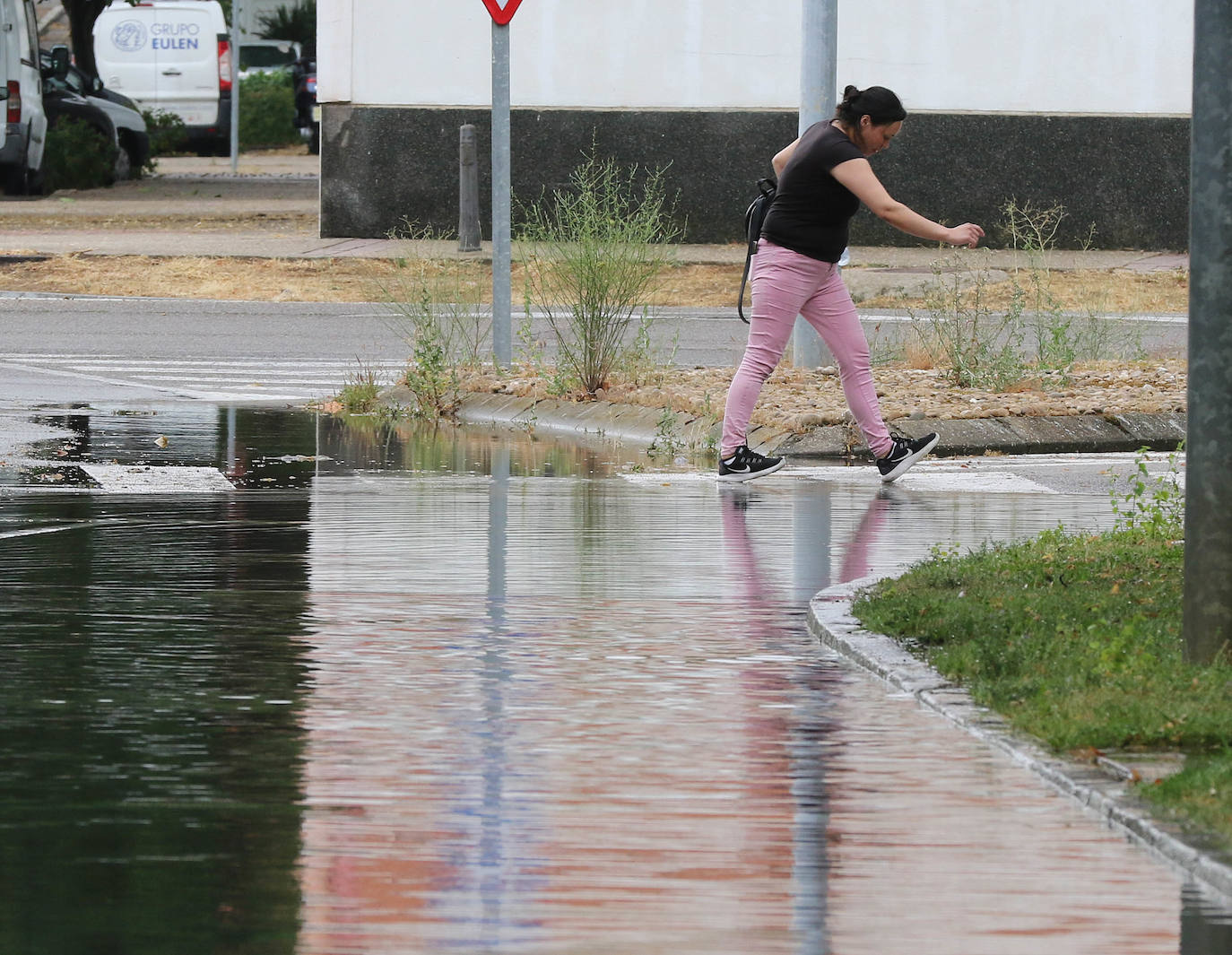 Fotos: Fuertes lluvias este sábado en Valladolid