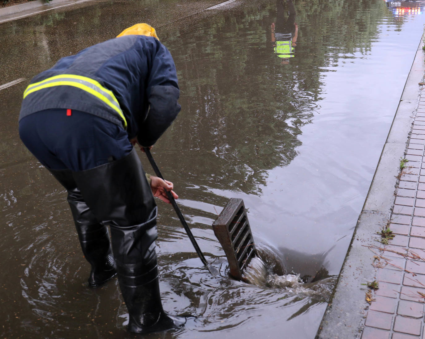 Fotos: Fuertes lluvias este sábado en Valladolid