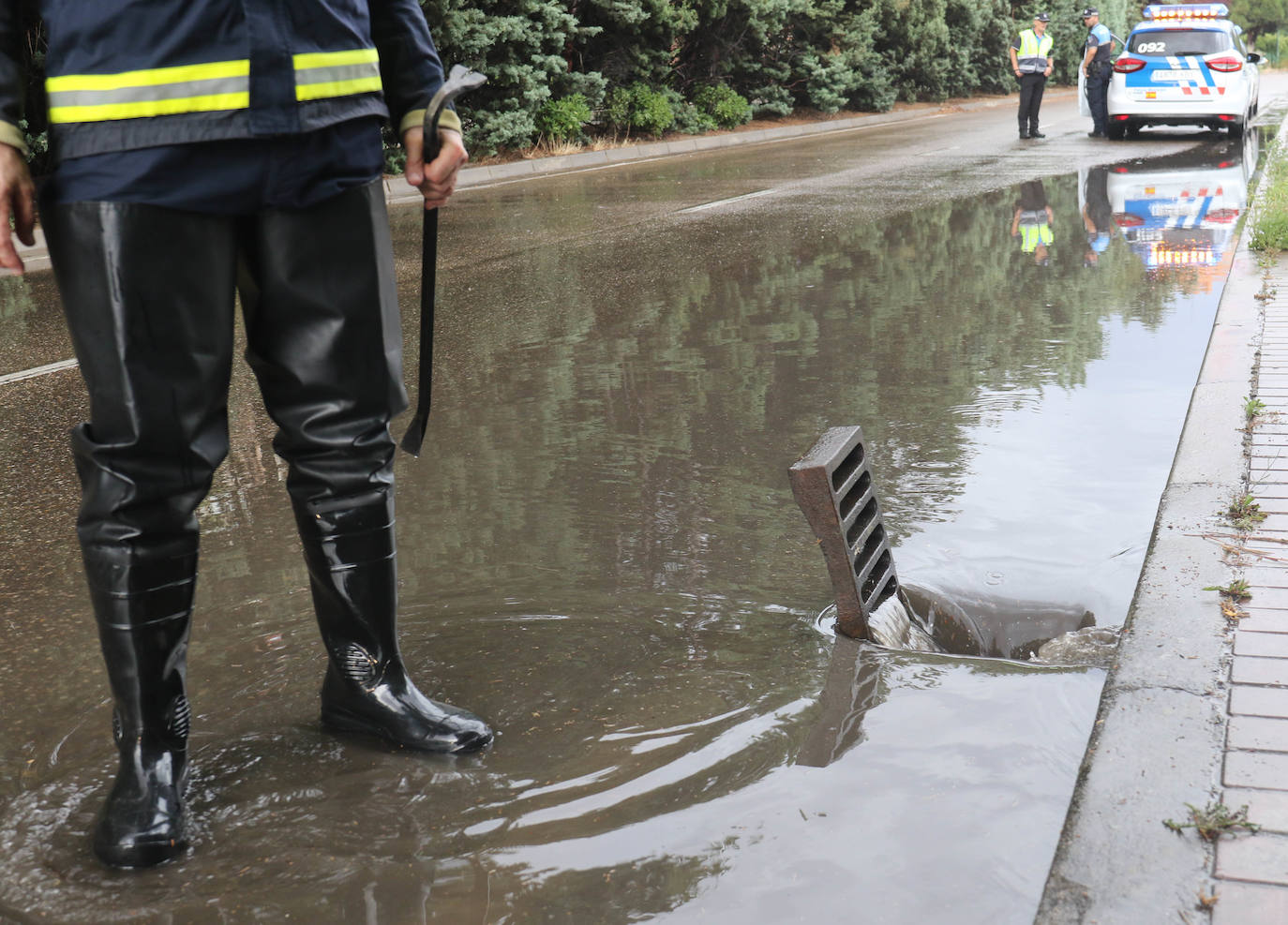 Fotos: Fuertes lluvias este sábado en Valladolid