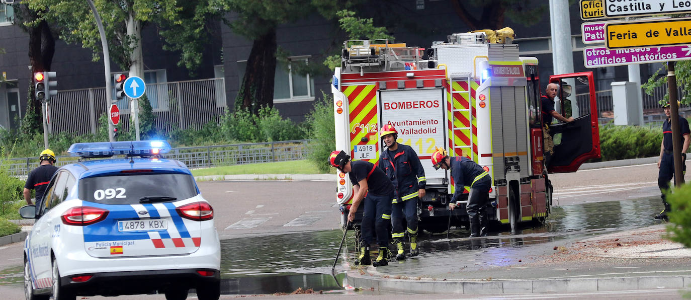 Fotos: Fuertes lluvias este sábado en Valladolid