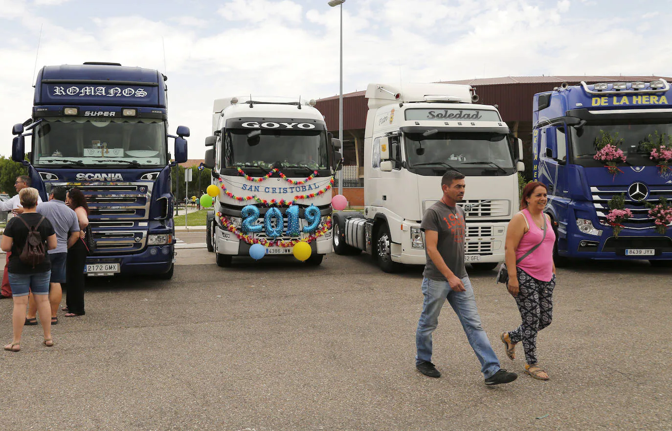 Fotos: Los transportistas de Palencia festejan a su patrón