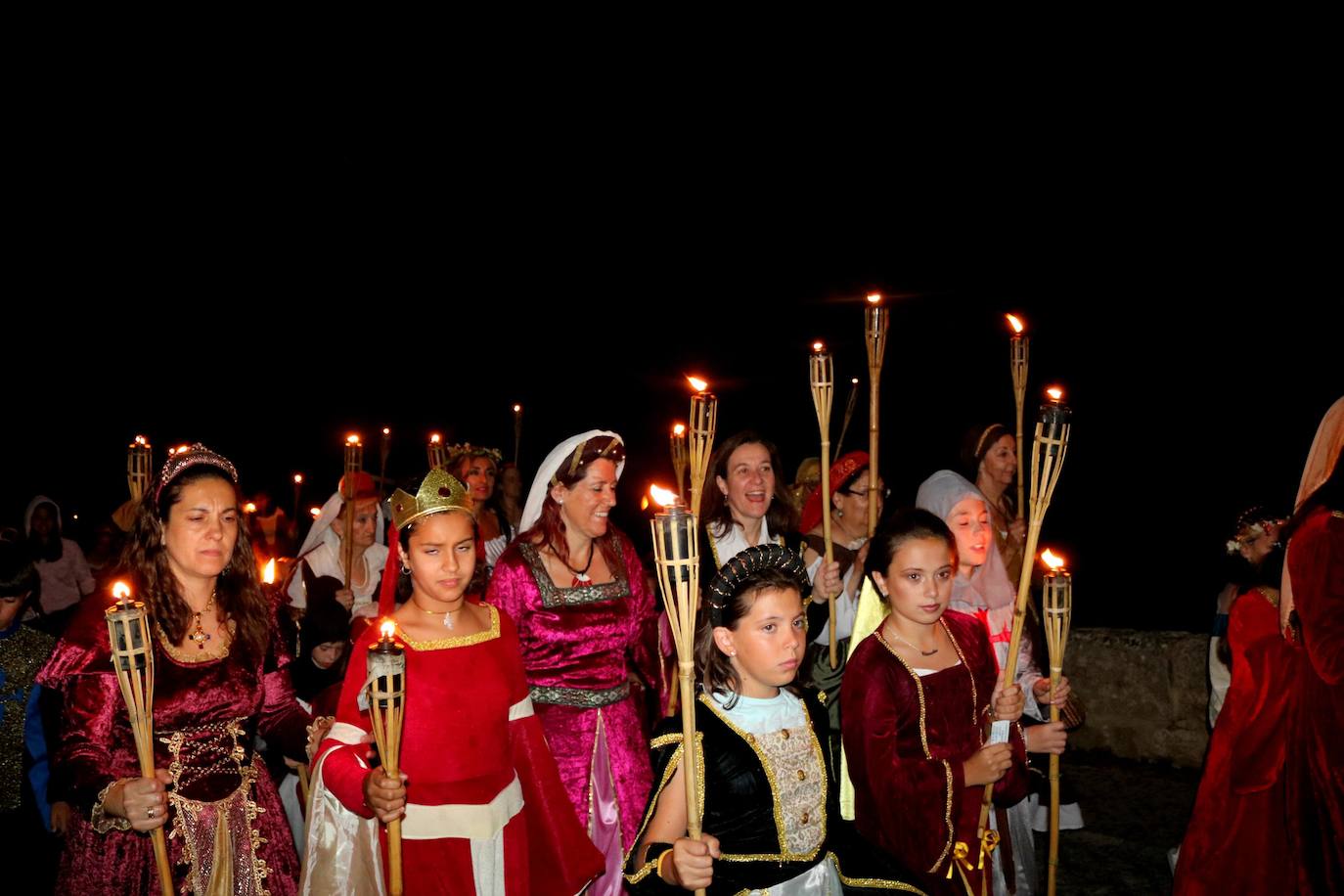 Fotos: Escenificación del Cortejo Fúnebre de la Reina Juana I de Castilla en Torquemada