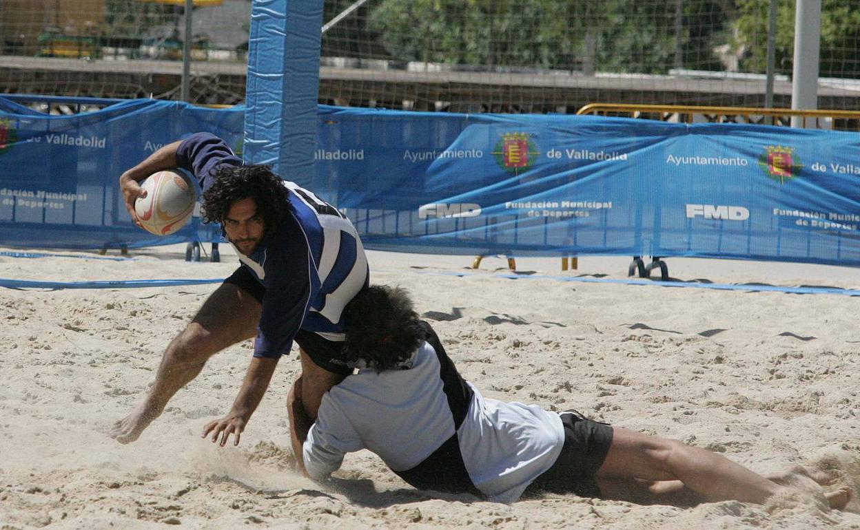 Rugby playa en Las Moreras. 