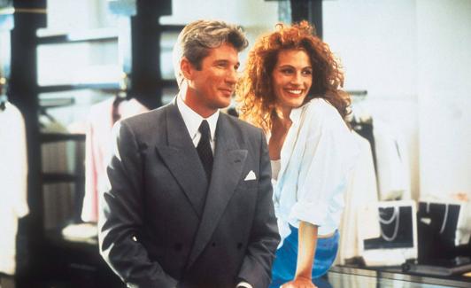 Los actores de 'Pretty Woman', Richasrd Gere y Julia Roberts.