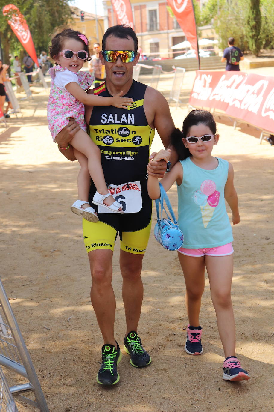 Los recorridos de natación, ciclismo y carrera a pie han discurrido exclusivamente por los caminos de sirga y las aguas de esta infraestructura simbólica de Tierra de Campos