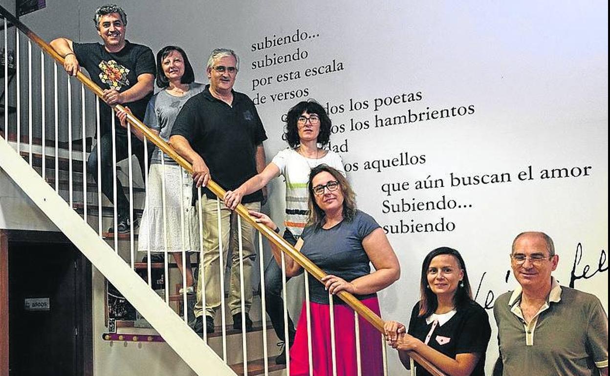 Miembros del jurado del certamen teatral. 