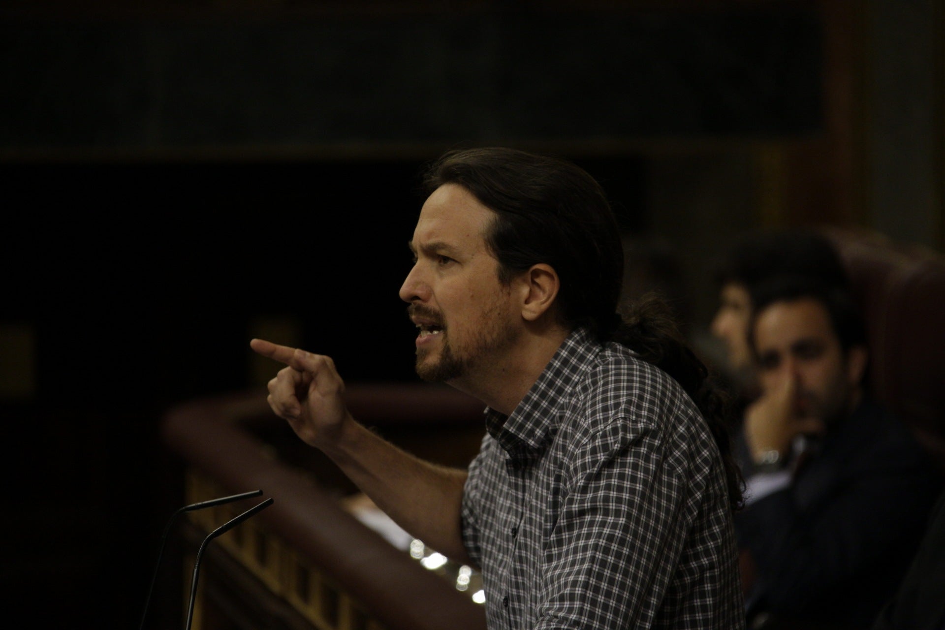 Intervención de Pablo Iglesias.