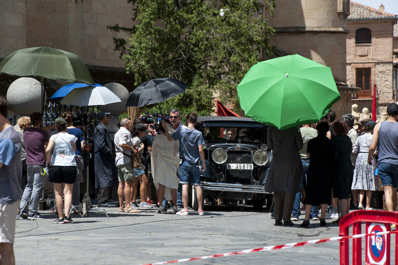 Fotos: Rodaje en Segovia de la serie televisiva &#039;Dime quién soy&#039;