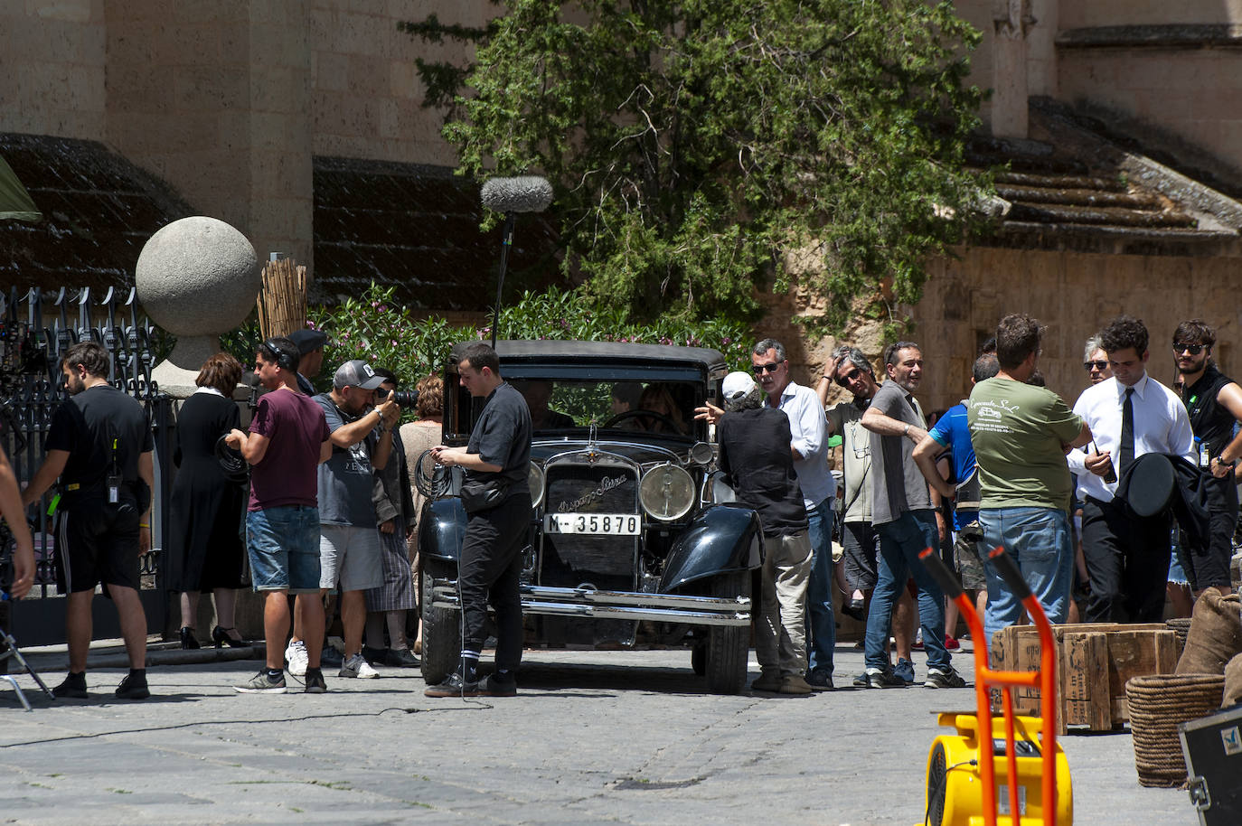 Fotos: Rodaje en Segovia de la serie televisiva &#039;Dime quién soy&#039;