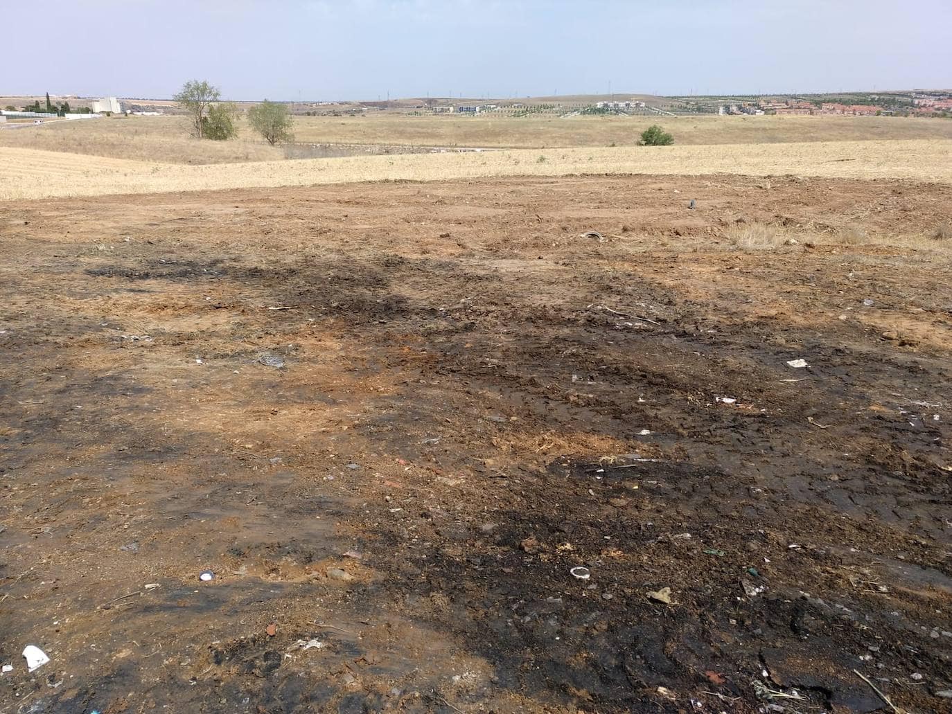 Imagen de uno de los solares en los que ha actuado el Ayuntamiento. 