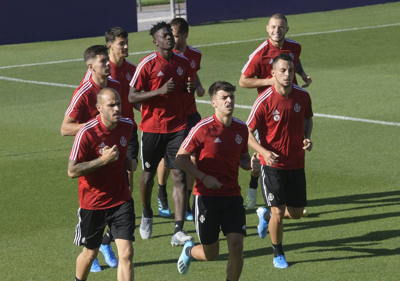 Entrenamiento del Real Valladolid.